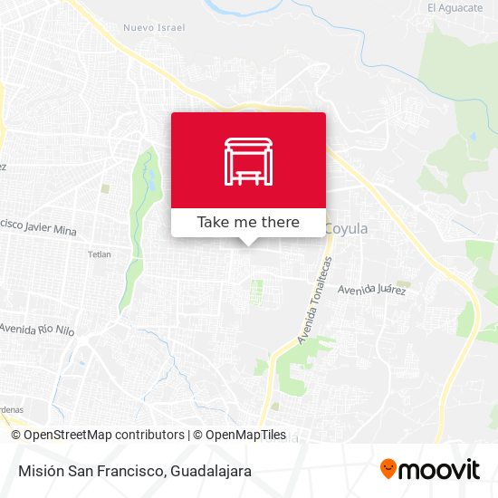 Mapa de Misión San Francisco