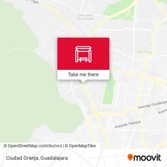 Ciudad Granja map