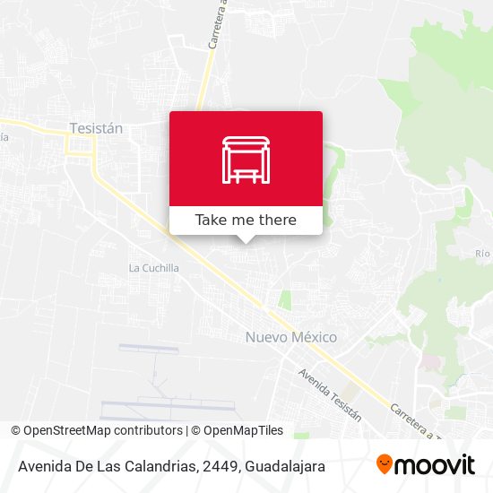 Avenida De Las Calandrias, 2449 map