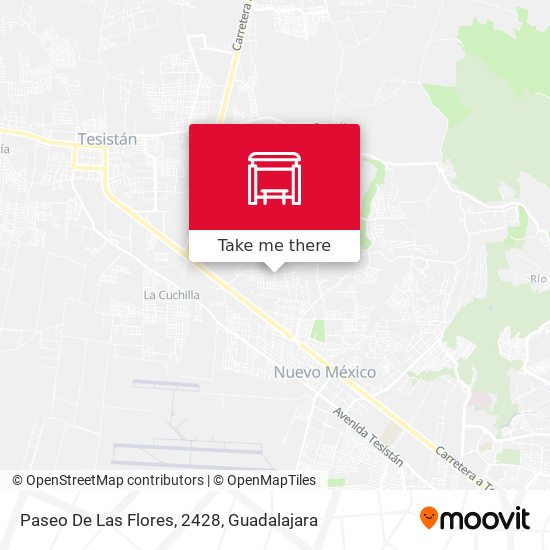 Paseo De Las Flores, 2428 map