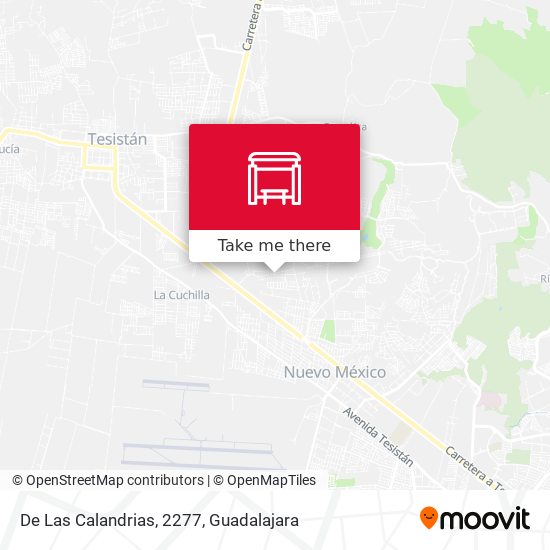 Mapa de De Las Calandrias, 2277