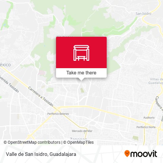 Mapa de Valle de San Isidro