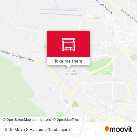 5 De Mayo X Aviación map