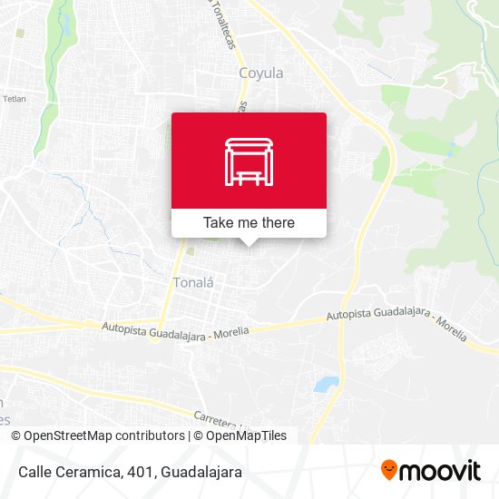 Mapa de Calle Ceramica, 401