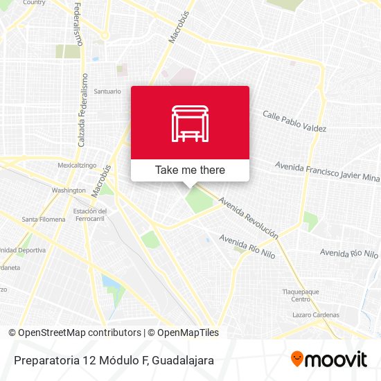 Preparatoria 12 Módulo F map