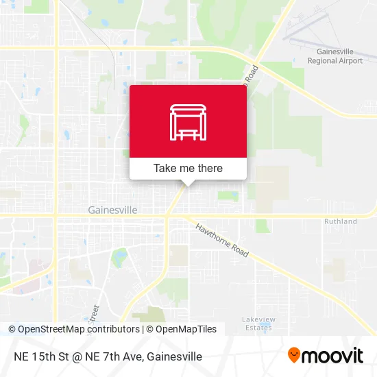 Mapa de NE 15th St @ NE 7th Ave