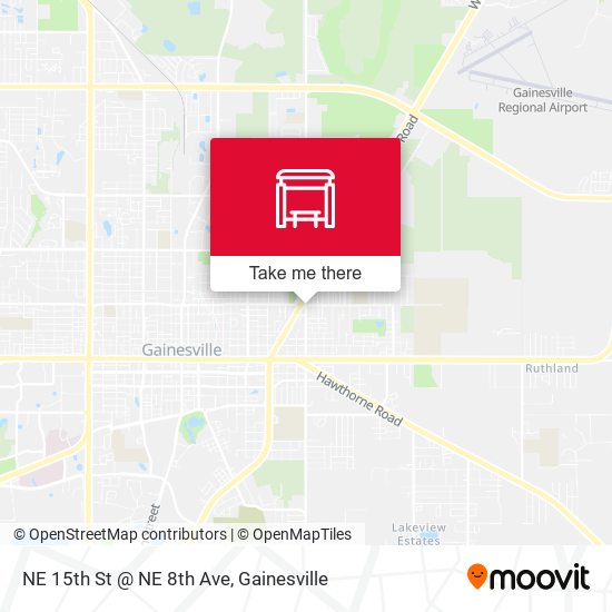 Mapa de NE 15th St @ NE 8th Ave