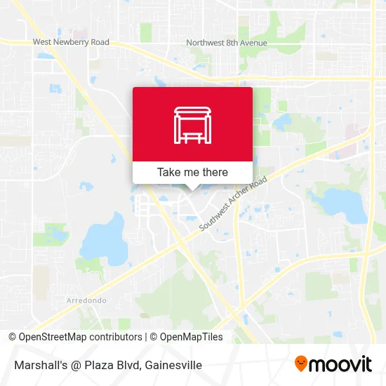 Marshall's @ Plaza Blvd map