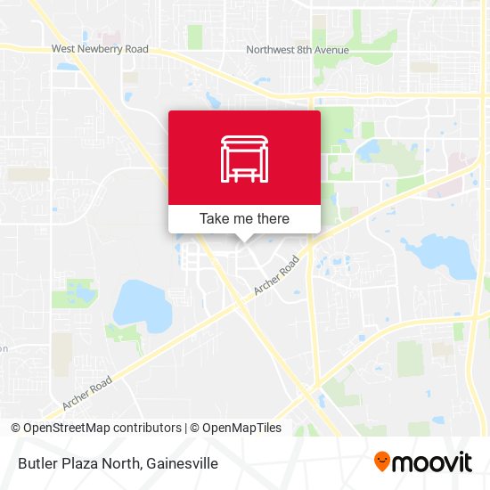 Mapa de Butler Plaza North