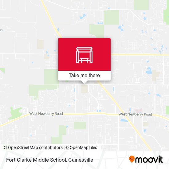 Fort Clarke Middle School map