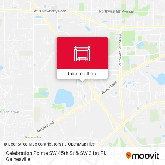 Mapa de Celebration Pointe SW 45th St & SW 31st Pl