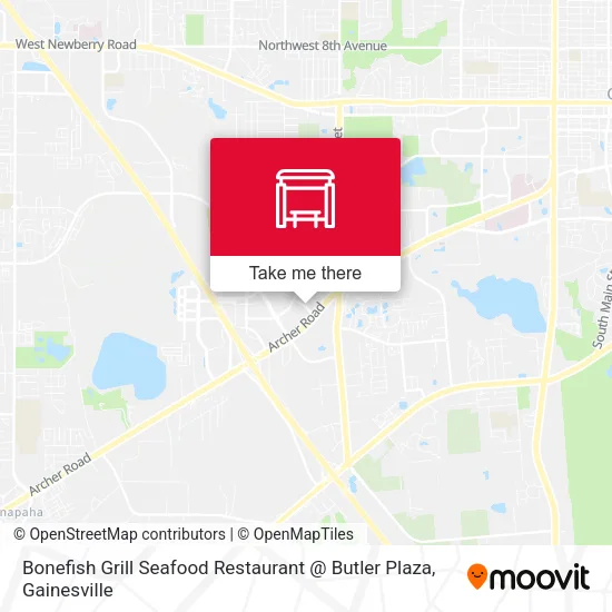 Mapa de Bonefish Grill Seafood Restaurant @ Butler Plaza