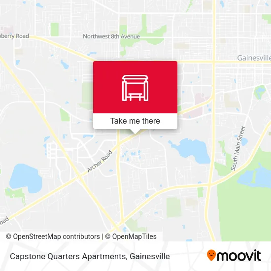 Mapa de Capstone Quarters Apartments
