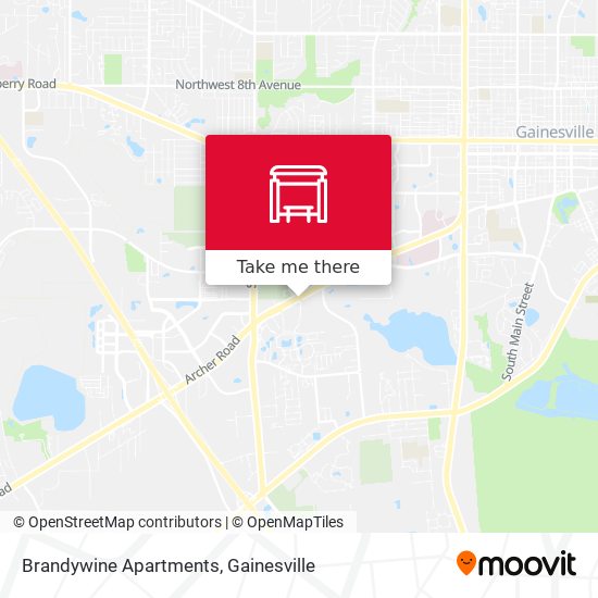 Mapa de Brandywine Apartments
