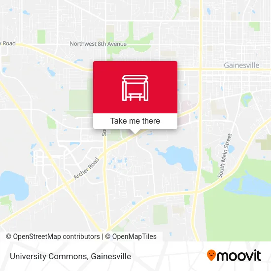 University Commons map