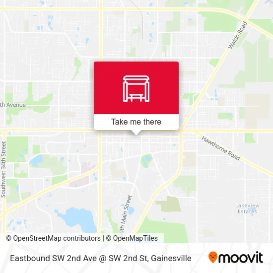 Mapa de Eastbound SW 2nd Ave @ SW 2nd St