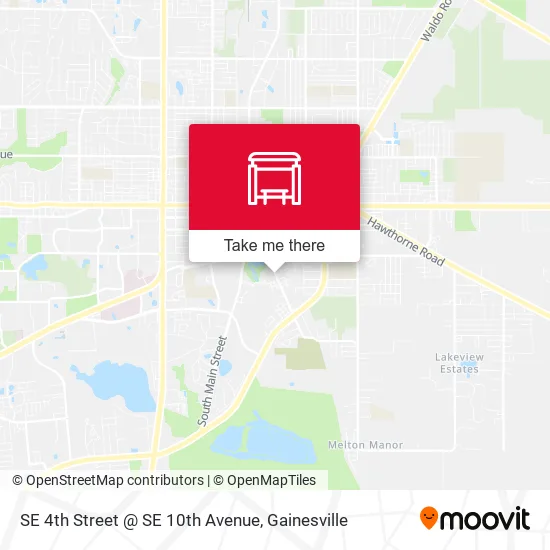 Mapa de SE 4th Street @ SE 10th Avenue