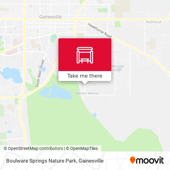 Boulware Springs Nature Park map