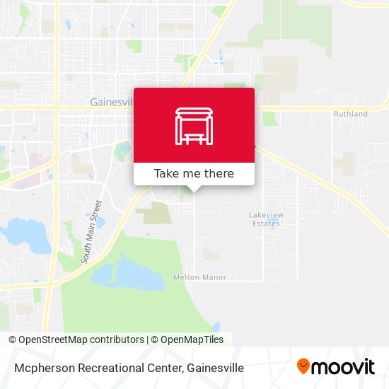 Mcpherson Recreational Center map