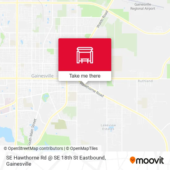 SE Hawthorne Rd @ SE 18th St Eastbound map