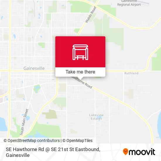 SE Hawthorne Rd @ SE 21st St Eastbound map