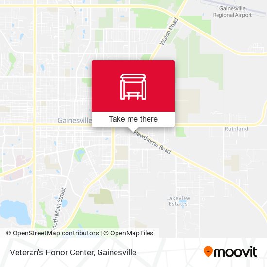 Veteran's Honor Center map