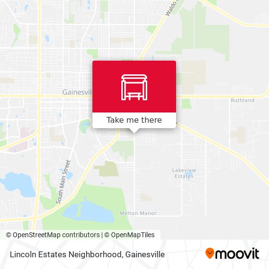 Mapa de Lincoln Estates Neighborhood