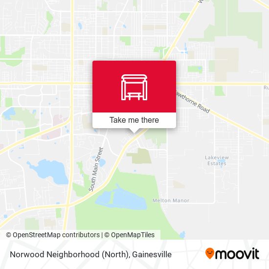 Norwood Neighborhood (North) map
