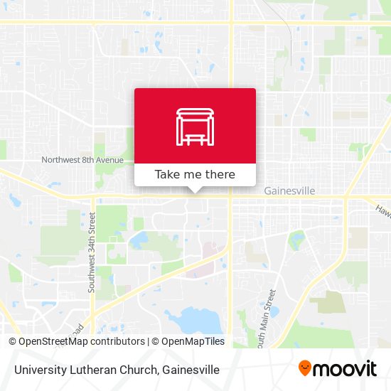 University Lutheran Church map