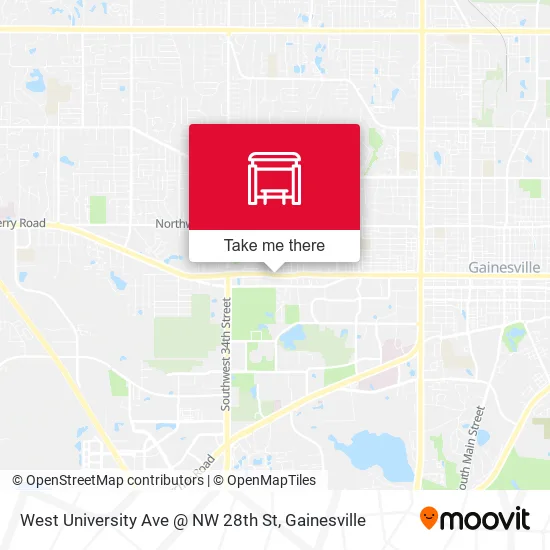 Mapa de West University Ave @ NW 28th St