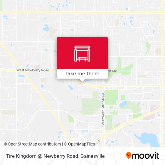 Tire Kingdom @ Newberry Road map