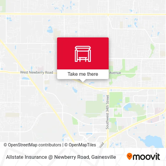 Mapa de Allstate Insurance @ Newberry Road