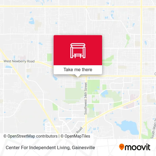 Center For Independent Living map