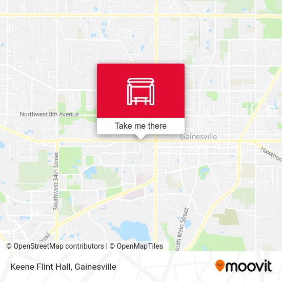 Mapa de Keene Flint Hall