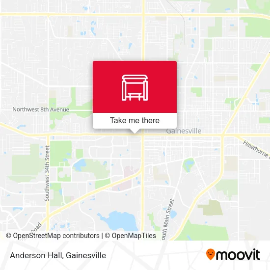Anderson Hall map