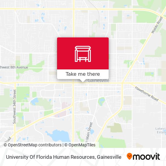 University Of Florida Human Resources map