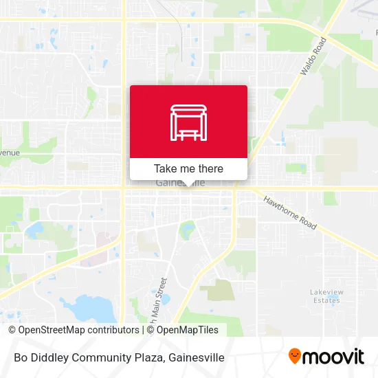 Mapa de Bo Diddley Community Plaza