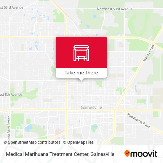 Medical Marihuana Treatment Center map