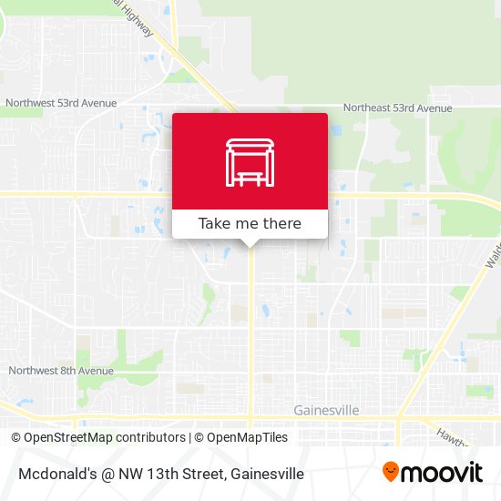Mapa de Mcdonald's @ NW 13th Street