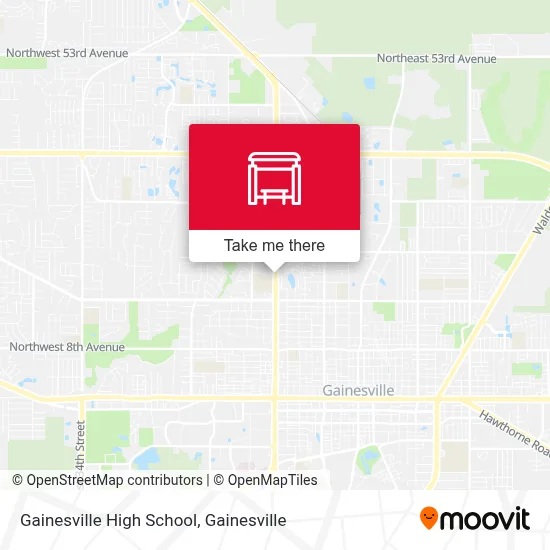 Gainesville High School map