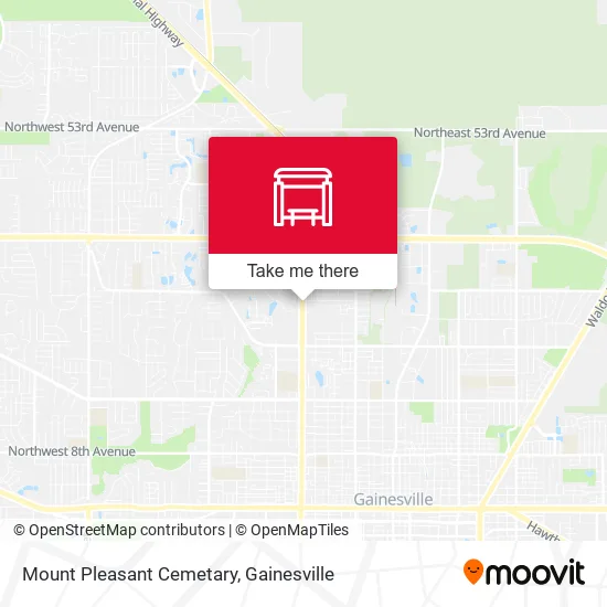 Mapa de Mount Pleasant Cemetary