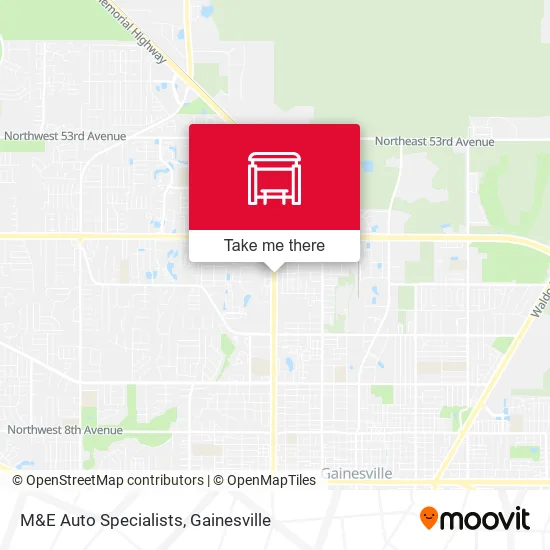 Mapa de M&E Auto Specialists