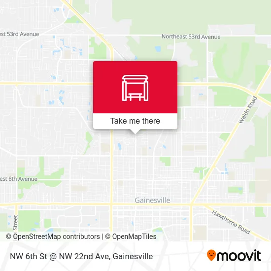 Mapa de NW 6th St @ NW 22nd Ave