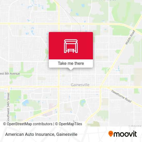 American Auto Insurance map