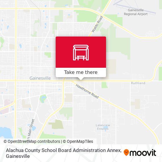 Mapa de Alachua County School Board Administration Annex