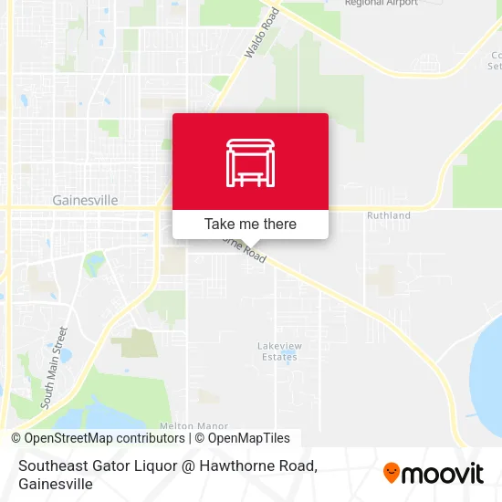 Southeast Gator Liquor @ Hawthorne Road map
