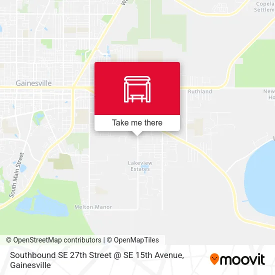 Mapa de Southbound SE 27th Street @ SE 15th Avenue