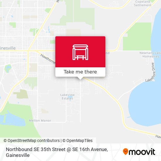 Northbound SE 35th Street @ SE 16th Avenue map