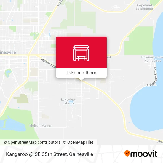 Mapa de Kangaroo @ SE 35th Street