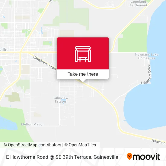 Mapa de E Hawthorne Road @ SE 39th Terrace
